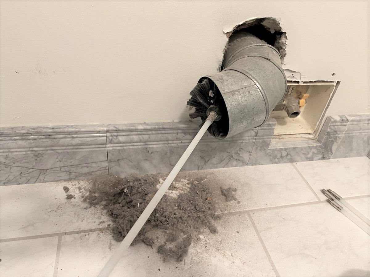 how to clean dryer vent from outside