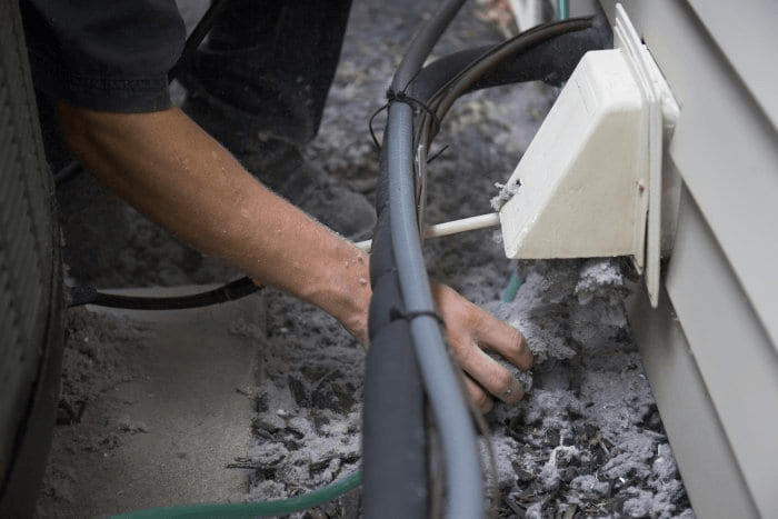 how to clean dryer vent from outside